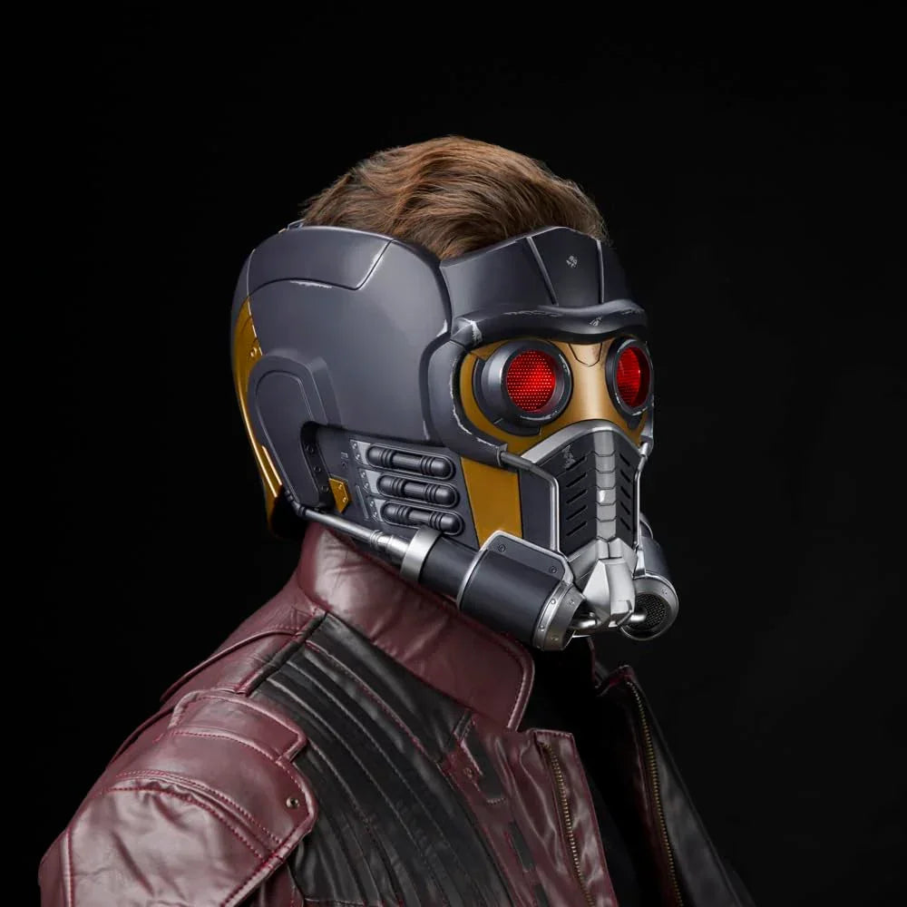 Hasbro Marvel Legends Star-Lord Electronic Helmet 1:1 Scale | Guardians of the Galaxy | Light & Sound