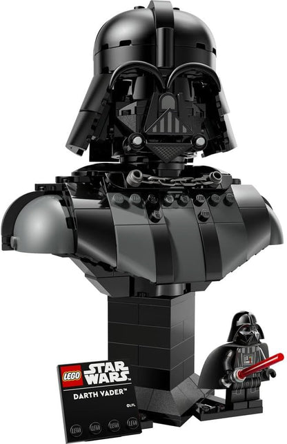 LEGO 75439 Star Wars 75439 Darth Vader Bust - Display Model Kit for Adults incl. Collectible Sith Minifigure w/Red Lightsaber |349 Pcs