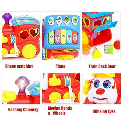 HOLA 556 Baby Toy Train With Lights and Music Learning Educational Toy - Jaiman Toys