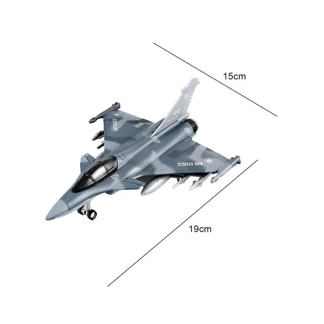 Airplane 1:50, Fighter Aeroplane Toy Faithful with Many Details l Set with Basic Accessories - Colours May Assorted 1 Piece - Jaiman Toys