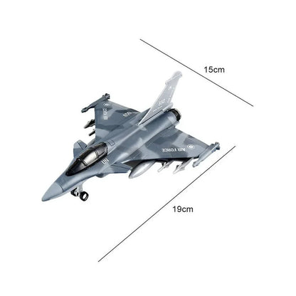 Airplane 1:50, Fighter Aeroplane Toy Faithful with Many Details l Set with Basic Accessories - Colours May Assorted 1 Piece - Jaiman Toys