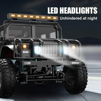 JJRC Q121 H1 HURTLE 1:12 Scale 4WD RC Crawler – Full Proportional Control Off-Road Truck (Grey)