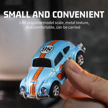 Trasped 1:64 Mini RC Car CoolCar HG4-108 – Pocket Size Remote Control Car with LED Lights, App Control & Rechargeable Battery (3 Colors)