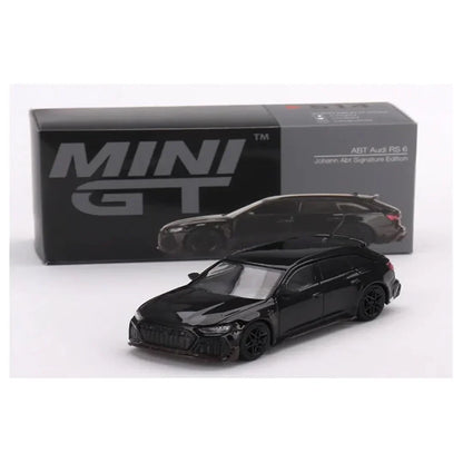 Mini GT ABT Audi RS6 Johann A.b.t Signature Edition Black - Jaiman Toys