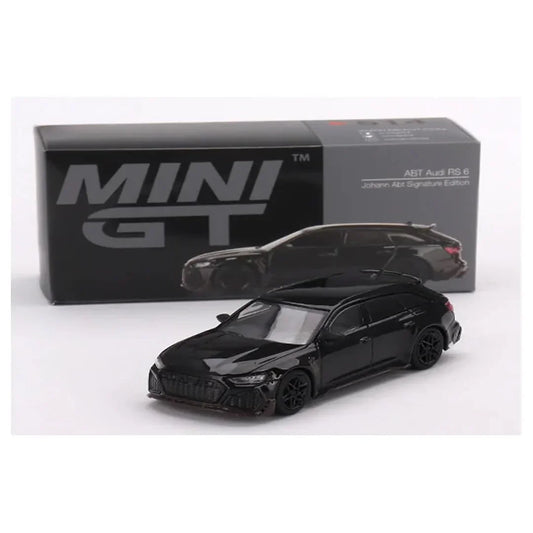 Mini GT ABT Audi RS6 Johann A.b.t Signature Edition Black - Jaiman Toys
