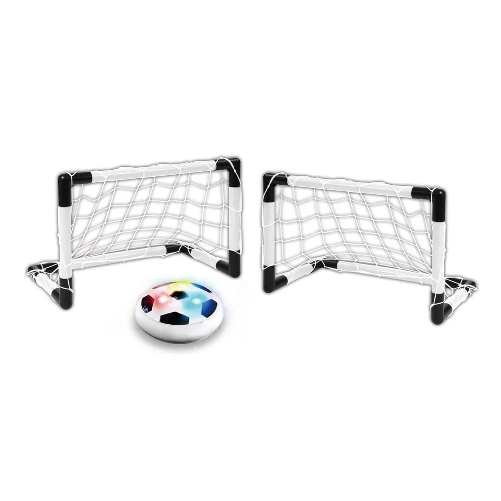 Innov8 Air Soccer Goalpost | Portable Training Net | Slide on Any Smooth Surface | Ages 5+ | Battery Operated with LED Lights | Quick Setup | Durable - Jaiman Toys