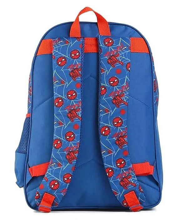 STRIDERS Spider-Man 18 Inch School Bag for Kids with Webbed Design 8 to 8+ Years - Jaiman Toys