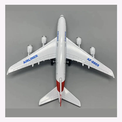 Breatoi! Aeroplane Scale Model: Airlinner Pull Back Model Plane Toy (Colours May Assorted) - Jaiman Toys