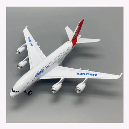 Breatoi! Aeroplane Scale Model: Airlinner Pull Back Model Plane Toy (Colours May Assorted) - Jaiman Toys