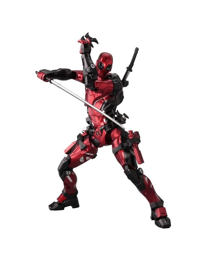 Deadpool MK2 Fighting Armor Action Figure – 1/12 Scale Armored Superhero Collectible Figure with Weapons- 15CM