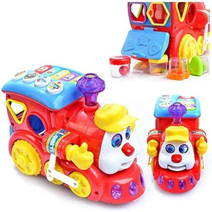 HOLA 556 Baby Toy Train With Lights and Music Learning Educational Toy - Jaiman Toys