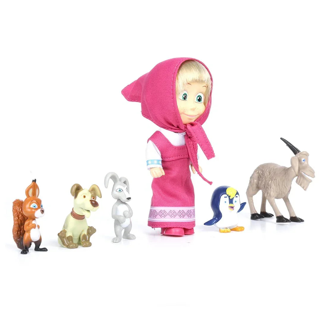 Simba Masha'S Animal Set Multicolour 3Y+ - Jaiman Toys