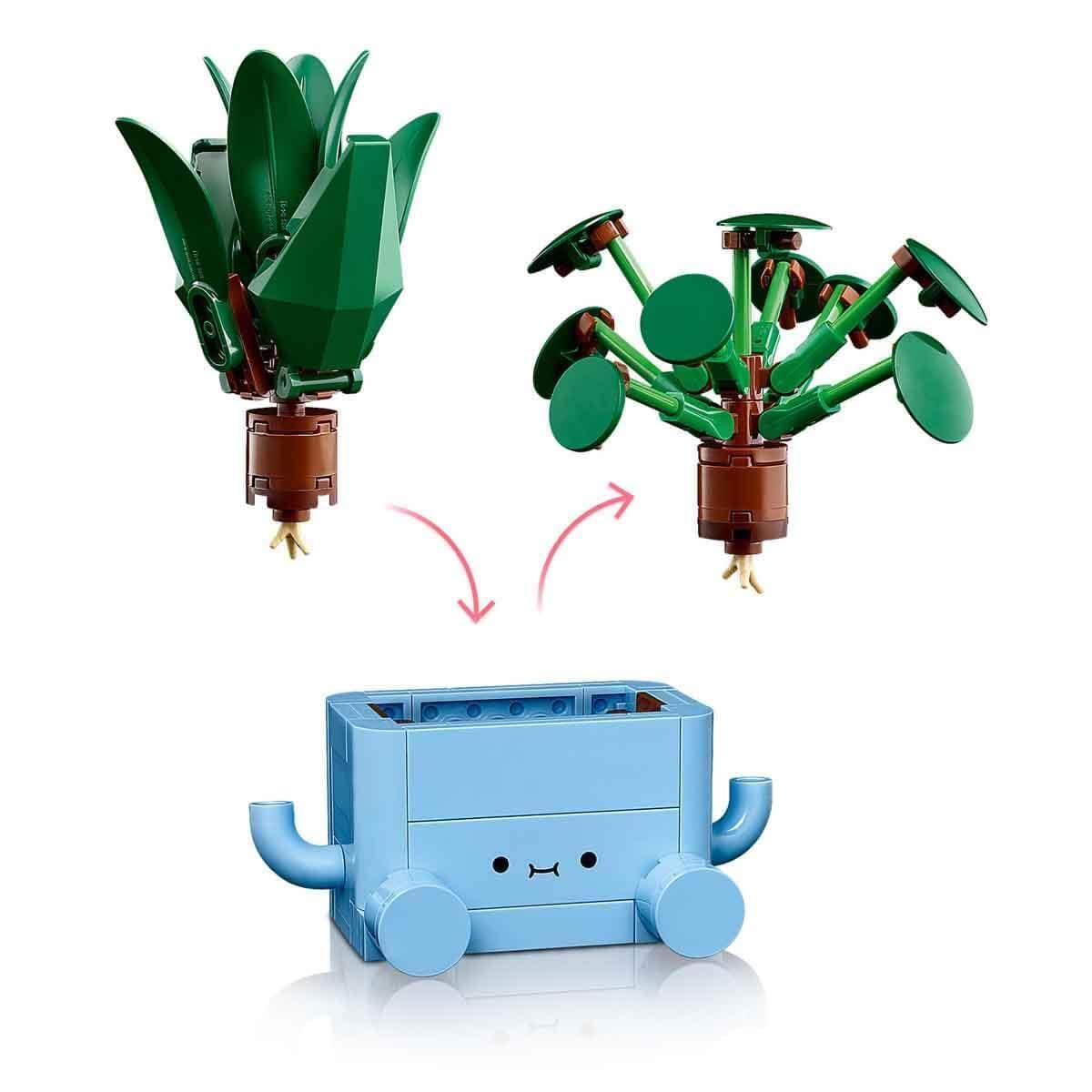 LEGO 10349 Botanicals Happy Plants Shelf Decor Building Blocks Toys for 9+ Gift for Boys and Girls
