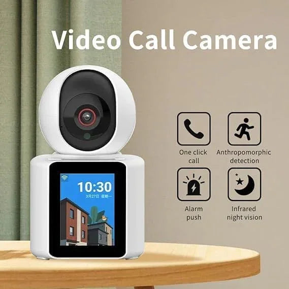 Video Calling Smart Camera 4G/WiFi PTZ Indoor Security Camera 1080P Full HD,AI Auto Tracking,2.8inch HD Display and Two-Way Video Calling - Jaiman Toys