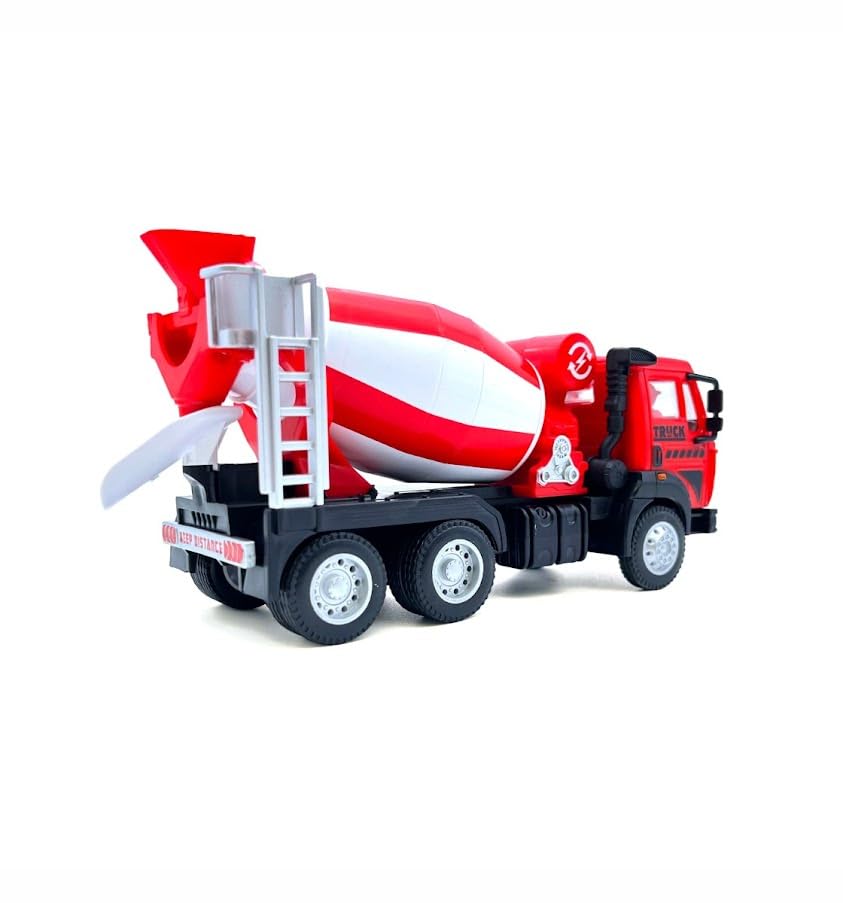 Centy Magna Concrete Mixer Pull Back Construction Toy Truck for 3Y+ Assorted Colours