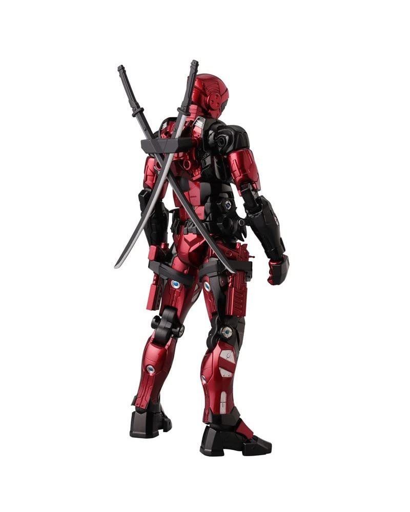 Deadpool MK2 Fighting Armor Action Figure – 1/12 Scale Armored Superhero Collectible Figure with Weapons- 15CM