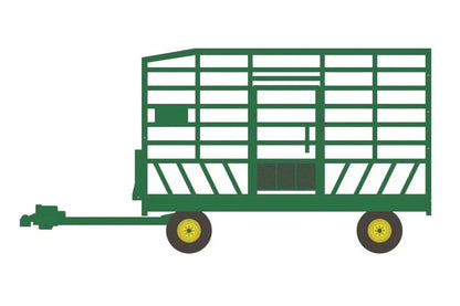 Greenlight Down on the Farm – Bale Throw Wagon 1:64 Scale Die-Cast Accessory - Jaiman Toys