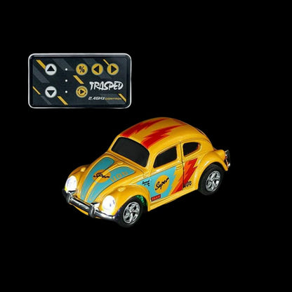Trasped 1:64 Mini RC Car CoolCar HG4-108 – Pocket Size Remote Control Car with LED Lights, App Control & Rechargeable Battery (3 Colors)