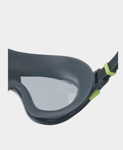 Speedo Rift Smoke Lens Swim Goggles – Unisex Adult Anti-Fog UV Protection Swimming Mask with Adjustable Strap