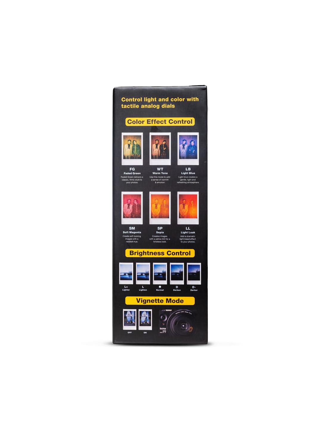 Fujifilm Instax Mini 99 Premium Instant Camera Pack with 20 Shots Film – Black