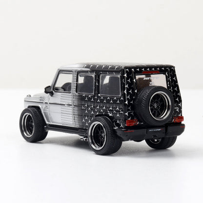 LMF Model 1:64 Mercedes-Benz G63 Modified Star Livery Diecast Car | Premium Collectible SUV Model Available in 4 Variants