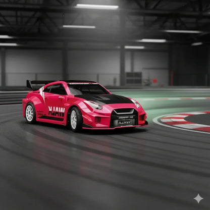 Hstar 1:43 RC Drift Car 2.4GHz 4WD Alloy 20 km/h High-Speed RC Racing Car with Gyro