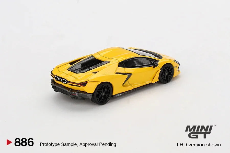 Mini GT 1:64 Blister Lamborghini Revuelto Giallo | Official Diecast Supercar Model