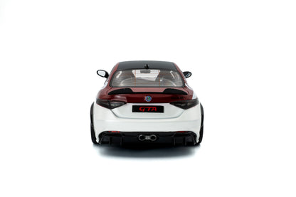 Solido 1:18 Alfa Romeo Giulia GTA Die-Cast Model Car – White & Red Collector Scale Performance Sedan