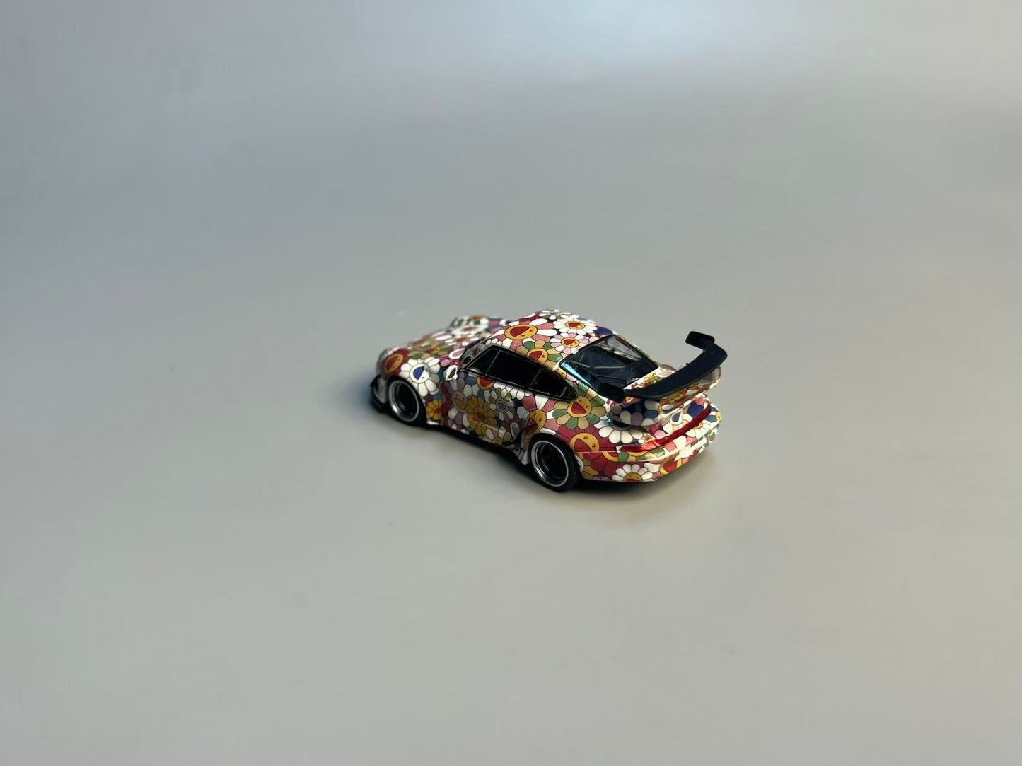 Flame 1:64 Porsche RWB 993/964 Luminous Sunflower Die-Cast Model Car | Premium Rauh-Welt Collectible