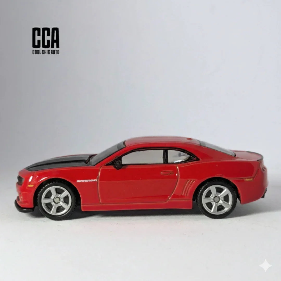 CCA 1:64 Chevrolet Camaro SS 2013 Diecast Model Car – Red | Alloy Chassis, Suspension | S10-02