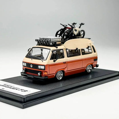 Mortal 1:64 Volkswagen T3 Low Die-Cast Van | Premium Modified VW Bus Collectible with Accessories