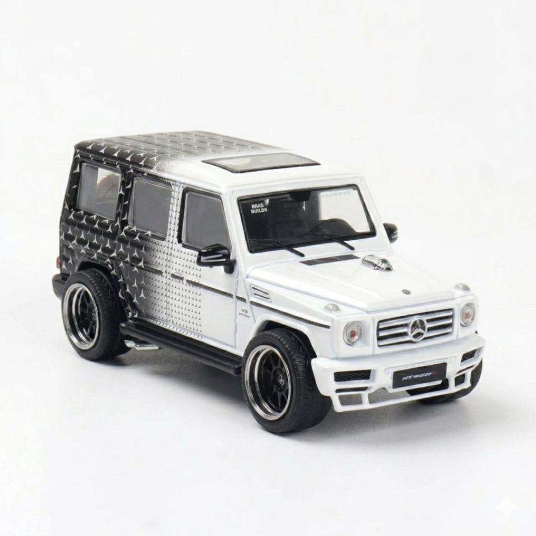 LMF Model 1:64 Mercedes-Benz G63 Modified Star Livery Diecast Car | Premium Collectible SUV Model Available in 4 Variants