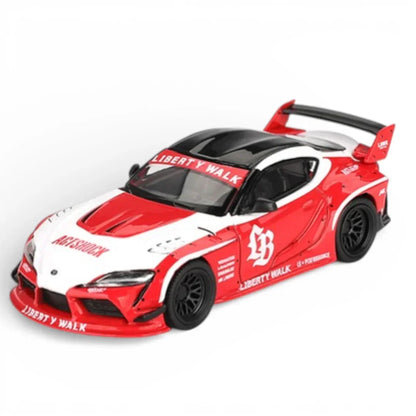 Mini GT 1:64  LB WORKS Toyota GR Supra Red White | Premium Diecast Collector Model
