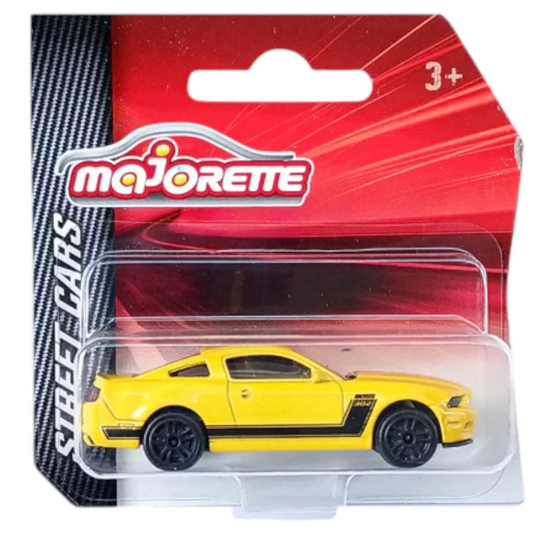 Majorette Street Cars Ford Mustang Boss Die-Cast Car (Yellow)