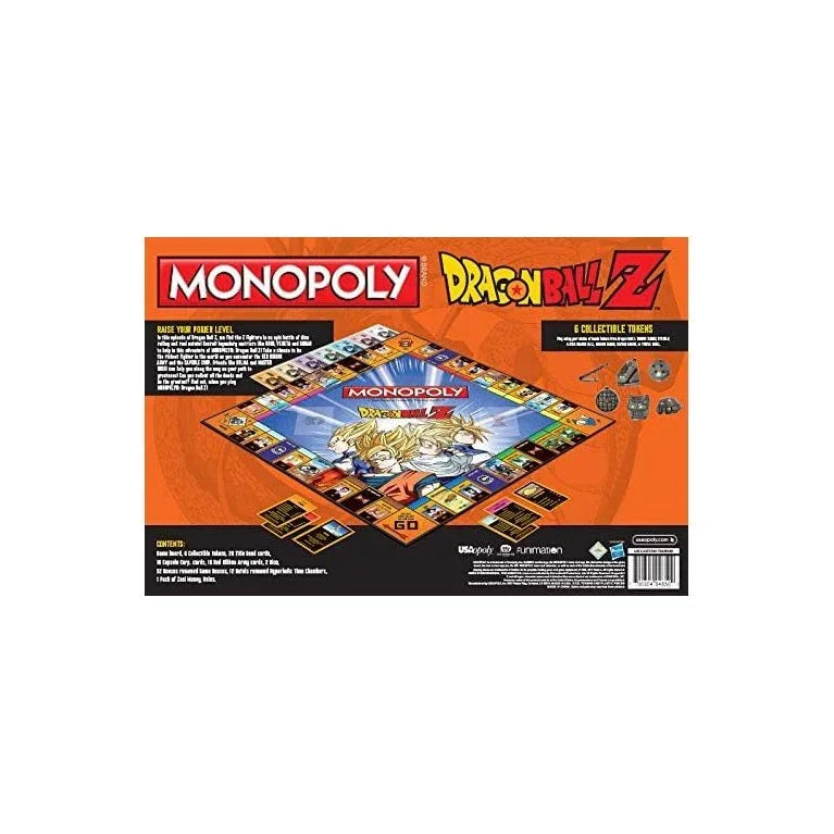 USAopoly Dragon Ball Z Edition Monopoly – Power Up and Dominate the Game! - Jaiman Toys