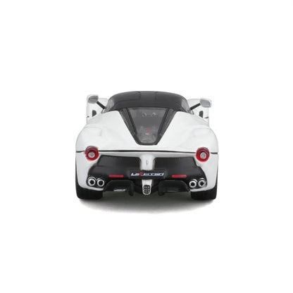 Bburago - 1/43 Scale Model La Ferrari - Signature Series Sports Car Model (White) Age 14+ - Jaiman Toys