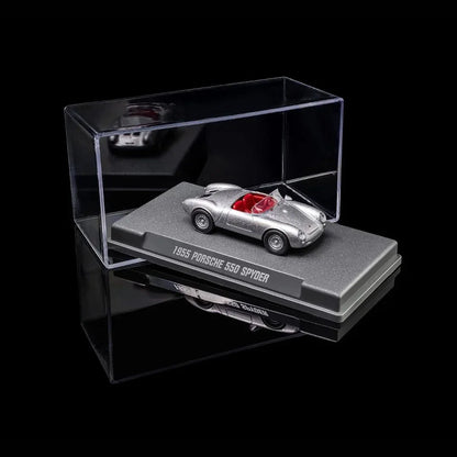 Majorette Collector Edition – 1955 Porsche 550 Spyder Silver Metallic | 1:64 Diecast Model Car