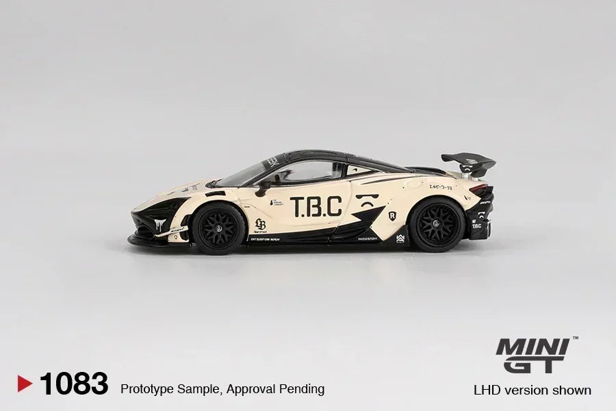 MINI GT 1:64 (Blister)- McLaren 720S LB-Works “The Boring Concept+Mazda RX-7 LB-Super Silhouette IMSA – White