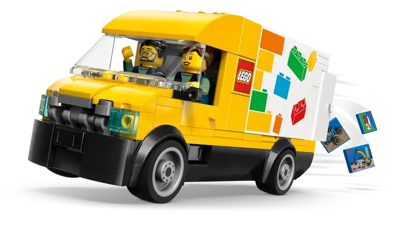 LEGO City:  60500 The Van - Toy Building Set for Fans of Car Playsets Ages 6+ - 2 Minifigures