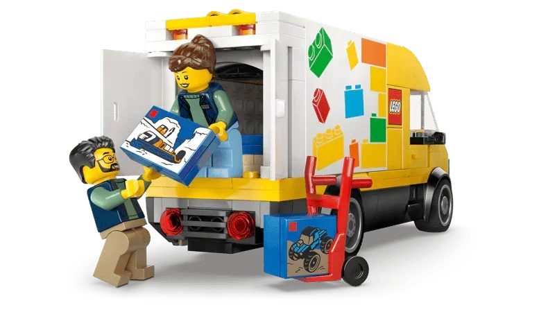 LEGO City:  60500 The Van - Toy Building Set for Fans of Car Playsets Ages 6+ - 2 Minifigures