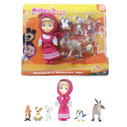 Simba Masha'S Animal Set Multicolour 3Y+ - Jaiman Toys