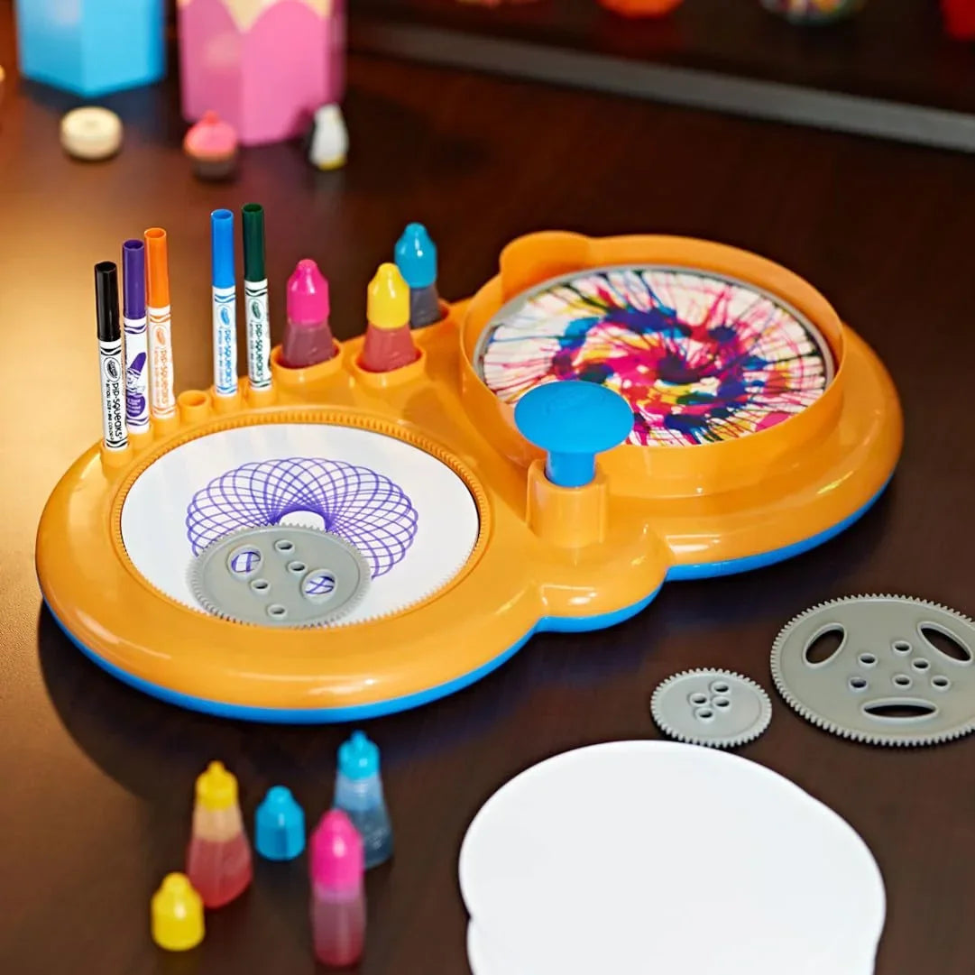 Crayola Spin & Spiral Art Station Deluxe, DIY Crafts, Toys for Boys & Girls, Gift, Age 5+ - Jaiman Toys