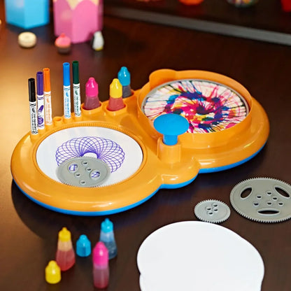 Crayola Spin & Spiral Art Station Deluxe, DIY Crafts, Toys for Boys & Girls, Gift, Age 5+ - Jaiman Toys