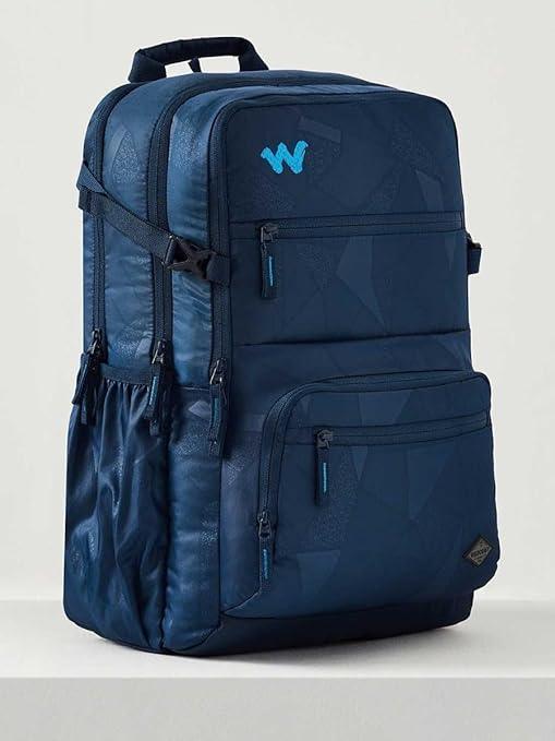 Wildcraft Evo 45L Laptop & School Backpack (12962) – Mosaic Navy | Spacious, Durable & Travel-Ready with Rain Cover - Jaiman Toys