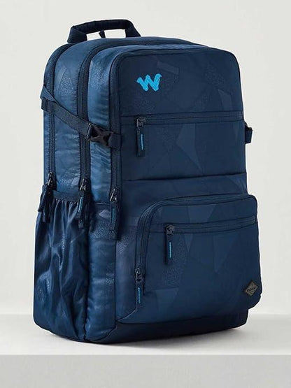 Wildcraft Evo 45L Laptop & School Backpack (12962) – Mosaic Navy | Spacious, Durable & Travel-Ready with Rain Cover - Jaiman Toys