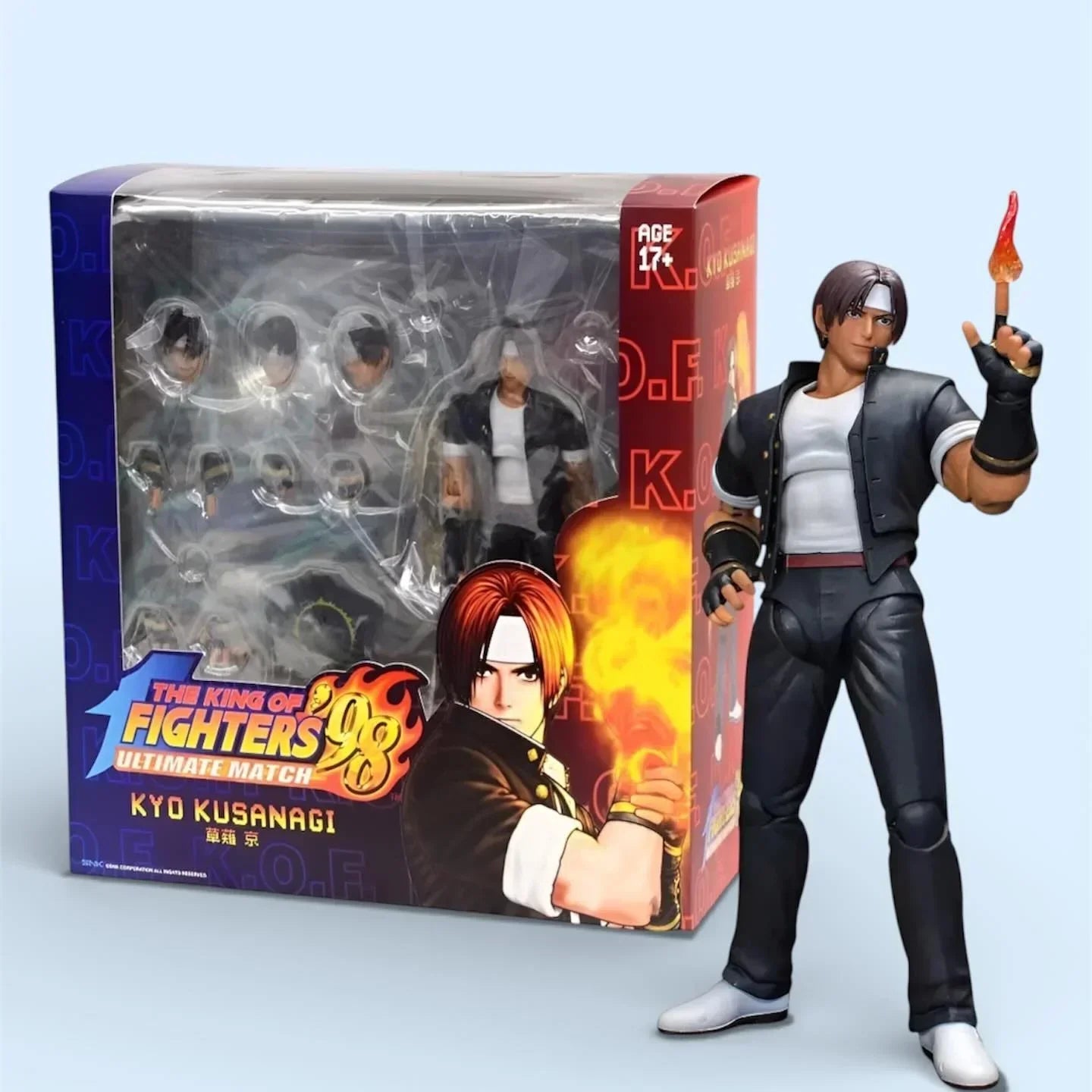 Kyo Kusanagi Action Figure – The King of Fighters ’98 Ultimate Match Limited Edition Collectible (1/12 Scale, 6.5 Inch)