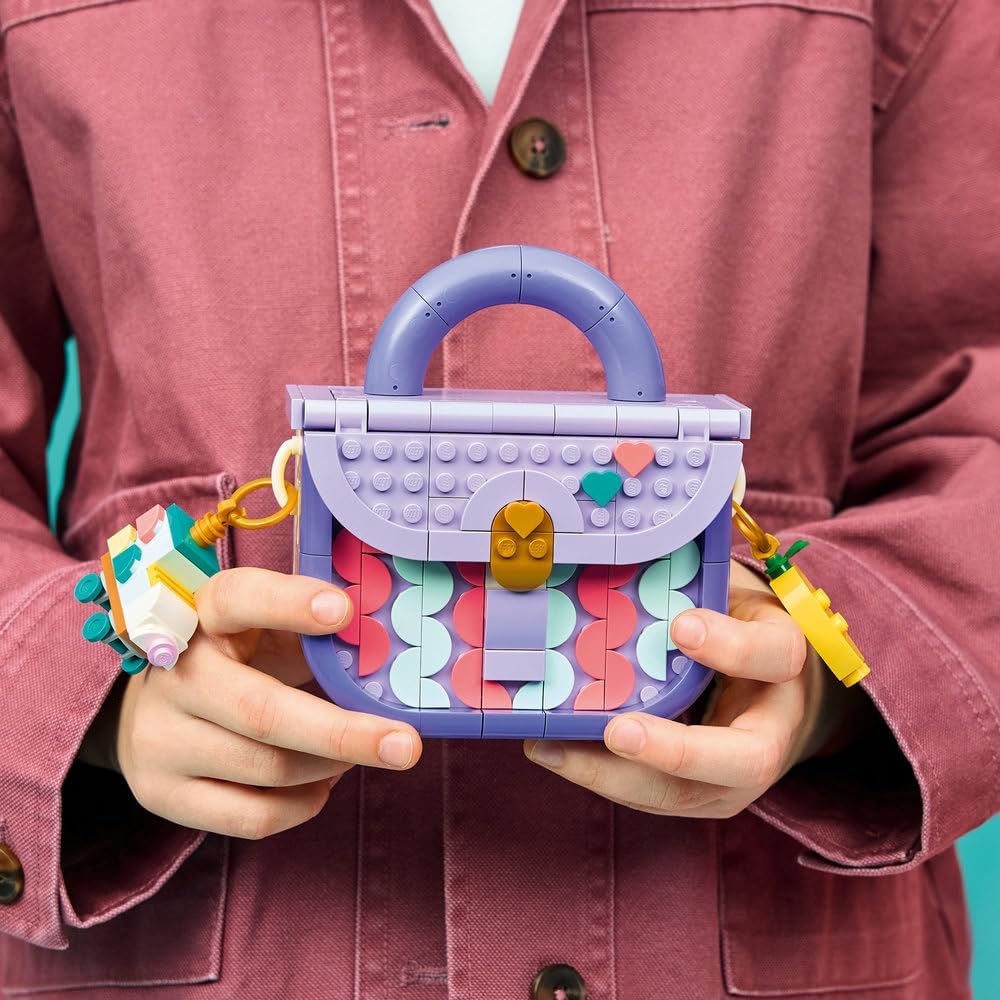 LEGO 31391 Creator 3-in-1 Fashion Bag with Charms Building Set | 272 Pieces | Buildable Handbag, Shoulder Bag & Flower Pot