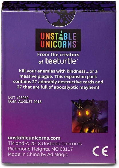Unstable Unicorns Rainbow Apocalypse Expansion Board Game - Jaiman Toys