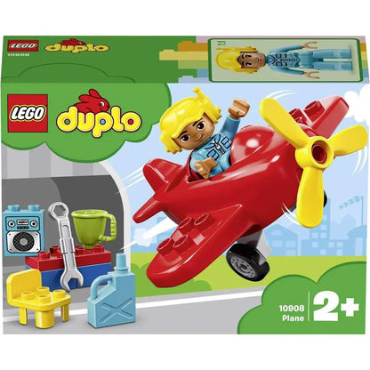 LEGO 10908 Duplo Plane  (12 Pcs) – Educational Building Blocks Set for Kids 2–5 Years