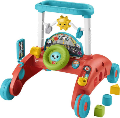 Fisher-Price 2-Sided Steady Speed Baby Walker – Sit-to-Stand Learning Walker with Lights & Sounds (6–36 Months)